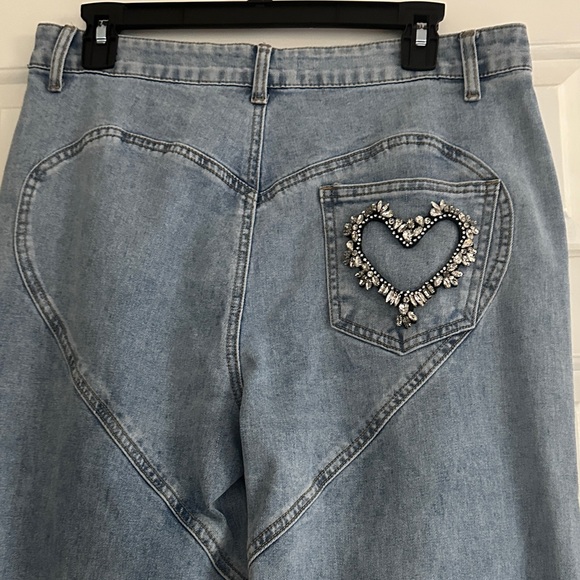 Stylish Blue Women's Jeans - Picture 4 of 5